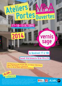 Ateliers Portes Ouvertes Montmartre Aux Artistes 2014. Du 18 au 19 octobre 2014 à Paris18. Paris.  14H00